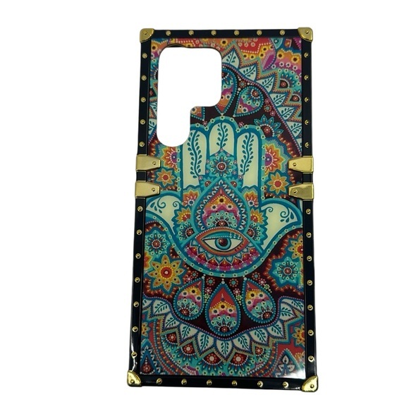 Vintage Mandala Evil Eye Case for‎ Samsung Galaxy S23 Ultra Shockproof & Stylish - Picture 1 of 4